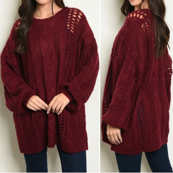 OLIVE TUNIC SWEATER TOP - Picture 3 of 8